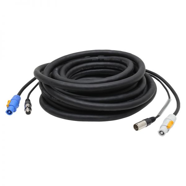 Combi PowerCON and DMX  5-Pin DMX Cable